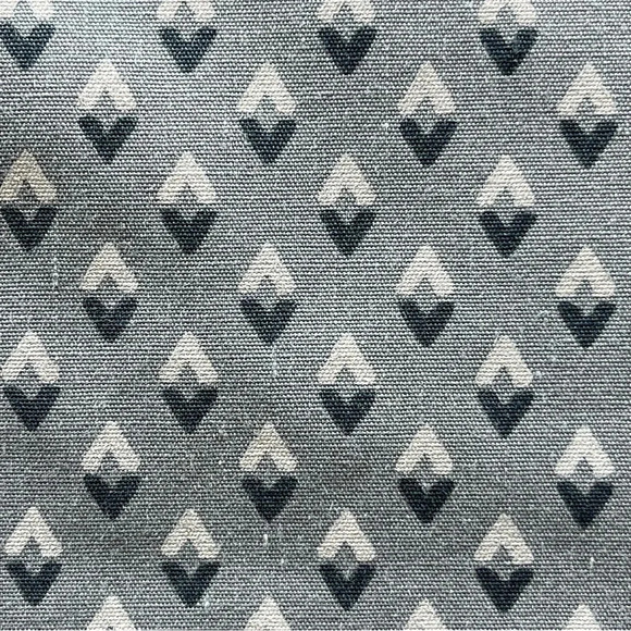 M.O. Seven Casual Button Down Diamond Pattern Print Grey Shirt Men size Large - Picture 9 of 11